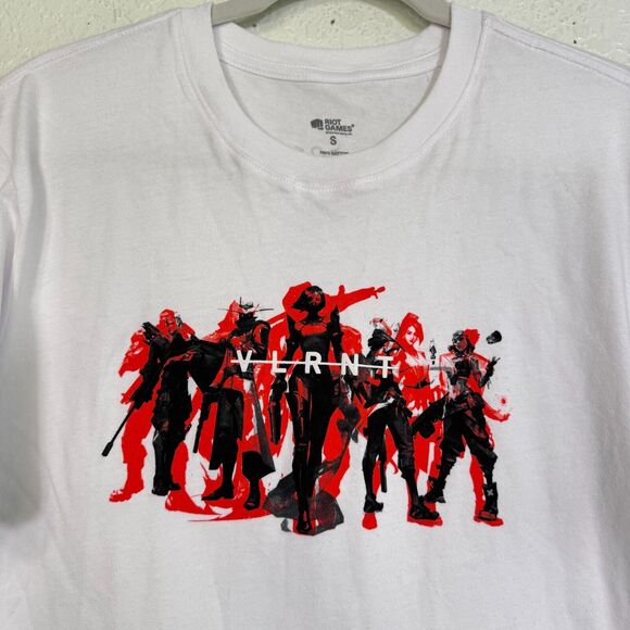 Riot Games Shirt Mens Small Valorant Protocol Agents Tee Tshirt VLNRT 2024 White - Picture 2 of 9